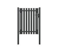 Poort 1x1,7 m staal antraciet146329