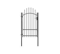 vidaXL Poort 1x2,2 m staal zwart146320 Noir G