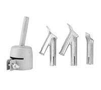 POOSR 4 Pièces Soudage Buses pour Vinyle Pvc Plastique Chaud Air Souffleur Triangle Buse Rond Soudage Tête Y Type