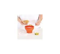 Lékué Pop-corn mini micro-ondes Silicone Rouge – Lot de 2