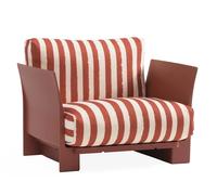 Kartell - Fauteuil rembourré Rouge