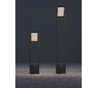 POPA Spot à énergie solaire noir 100 cm 4000K Luminaire de jardin Beneito Faure