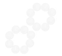 POPETPOP 1 Ensemble Tampons Réduisant Les Mouvements pour Meubles et Plateaux Antidérapants en Silicone Rond Réutilisables et Garantissant Une Stabilité Maximale 16 Pièces