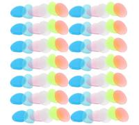 POPETPOP 100 Pièces Lot de Galets Phosphorescents Couleur Aléatoire Colorés Pierres Lumineuses Durables et Résistantes pour Décoration de Jardin et Aquarium pour Ambiance Nocturne