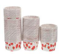 POPETPOP 100pcs Moules à Muffins en Papier Anti-graisse Résistants Déformation pour Pâtisserie, pour Supports à Cupcakes Vacances en Magasin Alimentaire