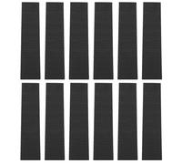 POPETPOP 12 Pièces Cales en Plastique Noir Nivellement de Fontaines Extérieures, Hauteur 0,8cm, Résistance aux Intempéries et Support Stable pour Jardins et Cours