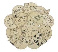 POPETPOP 12 pièces Cartes de pour Garçon Fille de Thème Animaux Accessoires Photo pour Suivre la des Nourrissons