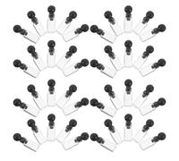 POPETPOP 150 Pièces Mini Flacons en Verre 0,5ml pour Échantillons de Parfum et Huiles Essentielles avec Bouchons Boule, Hermétiques Stockage Voyage