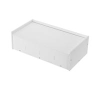 POPETPOP 1ensemble Boîte de Rangement pour Billets avec Couvercle Rabattable Organiseur de Monnaie Compartiments pour Liquidités Reçus et Tickets Caisse Compacte et Design pour Bureau