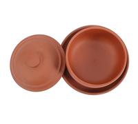 POPETPOP 1ensemble Set de Bols à Riz Poterie avec Couvercle Bol à Soupe Multi-usage Résistant pour Cuisson Vapeur Service Pratique pour Cuisine et Ragoût