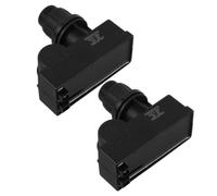 POPETPOP 2 Pièces Allumeur de Barbecue Électrique à Bouton Poussoir, | Métal et Plastique, Noir, Compact et Portable, pour Grils à Gaz en Extérieur et Pique-niques