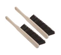 POPETPOP 2 Pièces Brosse à Poussière à Long Manche, Brosse de Nettoyage pour Tissus D'ameublement, Bois, Fibre Synthétique, Portable, pour Lit et Couches, Nettoyage Ménager