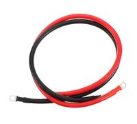 POPETPOP 2 Pièces Câble de Batterie 4 Awg 20 Mm² en Cuivre avec Bornes 3/8 | PVC Souple, Installation Facile, Alimentation Fiable, pour Voiture, Moto, Usage Automobile et Solaire