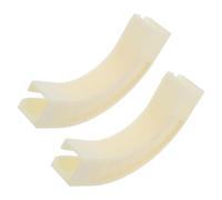 POPETPOP 2 Pièces Connecteur D'angle 90 Degrés en Plastique Blanc pour Tringle à Rideaux à Fixation au Plafond, Rail de Rideau Polyvalent et Fiable pour Décoration Moderne