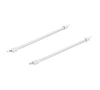 POPETPOP 2 Pièces Élément Chauffant en Quartz Blanc pour Chauffage Électrique, Tube de Quartz Infrarouge 13,5 Pouces, Installation Facile et Faible Consommation D'énergie pour Petites