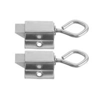 POPETPOP 2 Pièces Loquet à Ressort en Acier Inoxydable, Pêne Dormant Robuste pour Portes et Armoires, Mécanisme Coulissant Performant en Milieu Humide, Maison