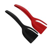 POPETPOP 2 Pièces Pelle en Nylon pour Œufs et Pancakes, Spatule Multifonction Pince, Outil Cuisine Pratique et Résistant au Lave-vaisselle