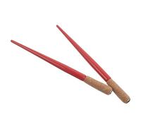 POPETPOP 2 Pièces Porte-plume Droit de Calligraphie en Bois Liège Rouge | Poignée Ergonomique, Prise Confortable, Accessoires de Plume Inclus, pour Art et Dessin