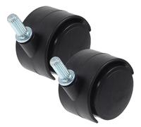 POPETPOP 2 Pièces Roulettes de Rechange 7x5x3.5cm pour Étendoir à Linge et Chariot, Roues Pivotantes pour Meubles de Maison, Compatible Étagères et Supports de Plantes, Usage Intérieur