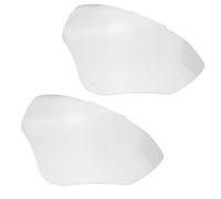 POPETPOP 2 Pièces Visière de Sécurité Lentille de Rechange 34x24cm pour | Usage Soudage et Meulage, Plastique Léger, Surface Résistante aux Rayures, Pose Facile, Visibilité Nette