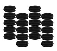 POPETPOP 25 Pièces Isolateur Entretien Plastique Électrique en Clôture Noir, Performance Stable et Sûre, Faible Gestion des Terrains Agricoles