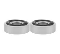 POPETPOP 2pcs Pieds Anti-basculement Ronds en Alliage D'aluminium Patins en Caoutchouc Argentés pour Planches à Découper, Stabilisateurs Robustes pour Meubles, Usage DIY