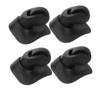 POPETPOP 2pcs Pivotantes de Remplacement pour Valise en Abs Silencieuses Noires, Accessoires Universels pour Bagages Trolley, Maniabilité Facile en Voyage