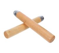 POPETPOP 2pcs Poignées en Bois Artisanales pour Lime avec Colliers Métalliques Solides, Diamètre 8mm, Design Ergonomique Antidérapant, pour Projets de Bricolage et Travail du Métal