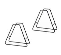 POPETPOP 2pièces Support de Dessous de Fer Porte-tasses Compact et Élégant Rangement Empilable pour Économiser Espace Support Robuste pour Organiser Sets de Table et Garder le Bureau