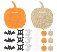 POPETPOP 30 Pièces Cartes Décoratives Plusieurs styles en Tissu Non Tissé Halloween Support Solide et Design Festif pour Sucettes pour Décoration de Fête et Occasions Diverses