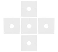 POPETPOP 5 Pièces Cache Bras de Carré en Abs Blanc, Design Moderne et Séparé, Installation Facile pour Tuyaux de Appartements et Maisons
