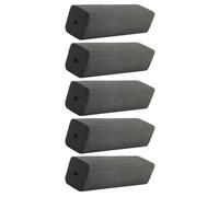 POPETPOP 5 Pièces Charbon Multifonctionnel en Bambou Noir Charbon de Bois sans Fumée pour Barbecue Extérieur Cuisson en Camping Simple à Utiliser Longue Durée