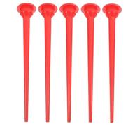 POPETPOP 5 Pièces Outil Embouts Droits Allongés de Calfeutrage Réutilisable en Plastique Rouge pour Calfeutrage de Fenêtres et Portes
