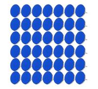 POPETPOP 50 Pièces Épingles Réfléchissantes Bleues pour Marquage de Chemin Accessoires Durables Nylon et Acier Résistantes à Eau pour Camping et Randonnée Extérieur