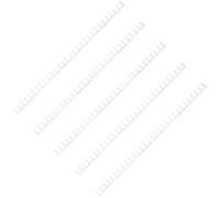 POPETPOP 5pièces Charnière Blanche pour Reliure à Anneaux Découpe Facile Lot de Accessoire DIY pour Carnets et Cahiers Perforés