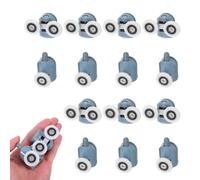 POPETPOP 8 Ensembles Roulette de Porte Coulissante Roue de Rechange pour Porte Nylon Double Roue Ressort Lot de Sets de Paires