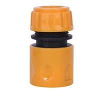 POPETPOP 8 Pièces Connecteur d'eau 20mm Raccord Rapide en Plastique | Jaune, Étanche Grand Débit, Relie Deux Flexibles, Usage Jardin et Arrosage
