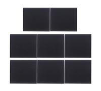 POPETPOP 8 Pièces Joint D'étanchéité de Porte Joint de Porte Mousse Pu Polyuréthane Autocollante Noir Facile à Retirer Isole le Bruit