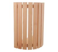 POPETPOP Abat-Jour de Sauna en Bois, Demi-Cylindre, pour Lumière | Taille 27, 50x22, 70x12, 50cm, Khaki, Surface Lisse, Simple à Nettoyer, pour Bain de Vapeur