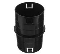 POPETPOP Adaptateur de Tuyau 4 Pouces en Plastique Noir, Résistant la Corrosion, pour Raccordement de Tuyaux Ondulés de Drainage Extérieur et Systèmes de Gouttières