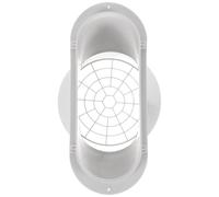 POPETPOP Adaptateur de Tuyau D'échappement et Filet en Plastique, Adaptateur à Embout Plat, 1 Set, Simple à Remplacer, pour Climatiseurs Argentés, Effet de Ventilation Amélioré