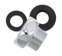 POPETPOP Adaptateur Flexible Métal Argenté 1/2 à 3/4 Raccord Fileté Femelle et Mâle pour Connexion Étanche et Compatibilité Polyvalente