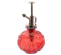 POPETPOP Arrosoir de Jardin Vintage en Verre Gaufré 200ml avec Motif Géométrique, Petit Flacon Pulvérisateur pour Arrosage Précis en Intérieur et Extérieur