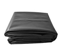 POPETPOP Bâche Étanche et en Hdpe Noir pour pour Bassin à Poissons Résistance Renforcée Facile à Couper Étangs Extérieurs et Élevage Piscicole