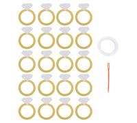 POPETPOP Bannière en Anneau de Papier Pailleté pour Décoration de Fête Prénuptiale et Célébration de Mariage, Facile à Installer Finition Scintillante Élégante