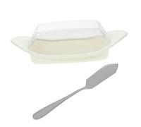 POPETPOP Beurrier Boîte à Beurre 23x12 Cm en Plastique avec Couvercle Hermétique pour Réfrigérateur Conservation du Beurre la Cuisine Maison Stockage Alimentaire