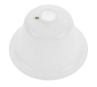 POPETPOP Blanc Cache Inférieur Protection Anti-poussière pour Ventilateur de Plafond, en Plastique Installation Facile, Accessoire Moderne