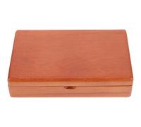 POPETPOP Boîte de Rangement Bois pour Encreur et Tampons Portable Multifonction pour Calligraphie Coffret Compact pour Petits Objets Dimensions