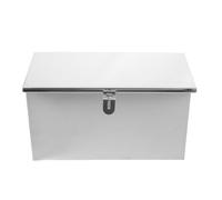 POPETPOP Boîte de Rangement Verrouillable pour Événements de Traiteur Sécurité Garçon et Filles 3 Compartiments en Acier Inoxydable Argenté Antichoc pour Couteaux Cuisine