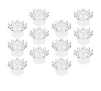 POPETPOP Boîtes D'emballage de Bonbons de Couronne 12 Pièces en Ps Transparent pour Rangement Alimentaire et Décoration de Table Lors de Fêtes